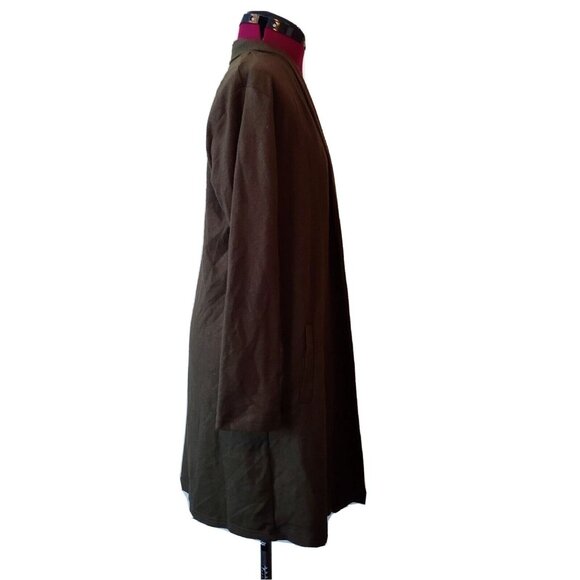 Melloday Cardigan Olive Butter Soft Pockets Open Front Shawl Collar Size… - Picture 4 of 7